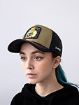 Бейсболка CAPSLAB арт. CL/LOO/1/MAR2 Looney Tunes Marvin the Martian (оливковый / черный)
